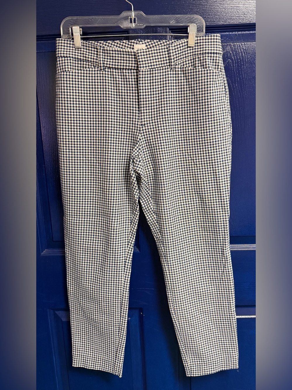 GAP Blue & White Gingham pants